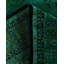 Tapis vert noué à la main de conception unique Chimel
