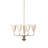 Lodovico Solid Brass 5-Light Chandelier