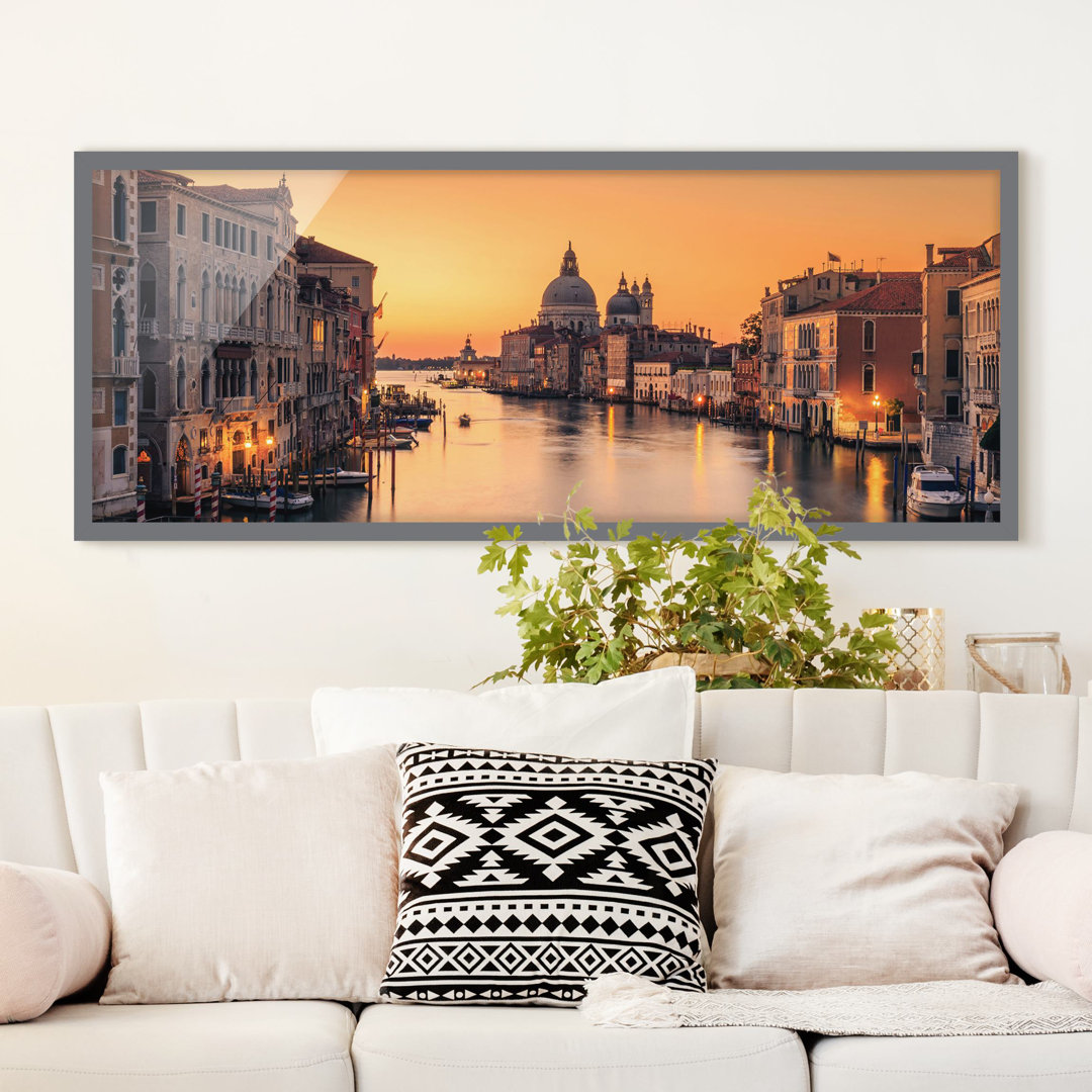 Gerahmtes Poster Golden Venice