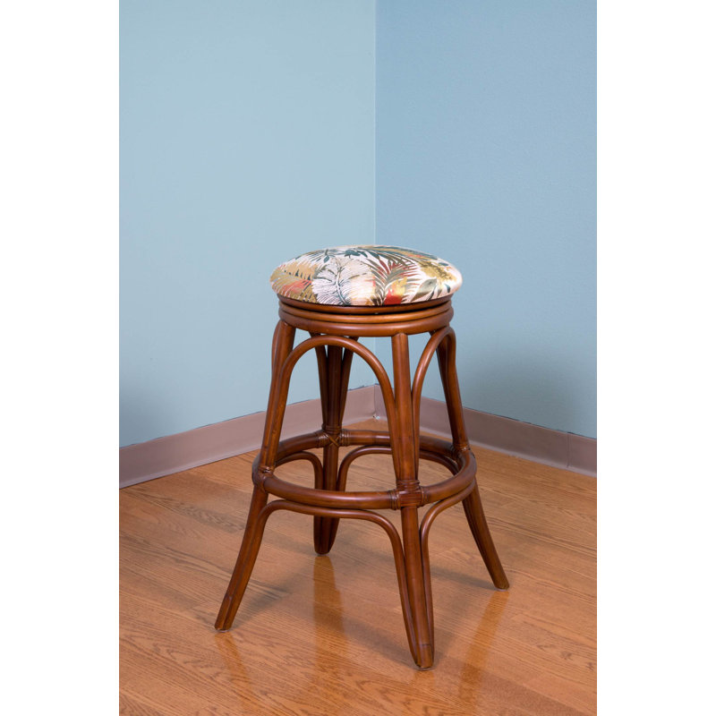 Charlestyn Swivel Upholstered Counter Stool, Dum Dum Natural, Sienna