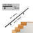 Handrail Stair Railing, 5 ft, 440 LBS Load Capacity Stairway Railing for Outdoor Stairs, Wall Mount Handrails for Indoor Stairs, Thickened Aluminum Alloy Hand Rail with Installation Kit-90763954