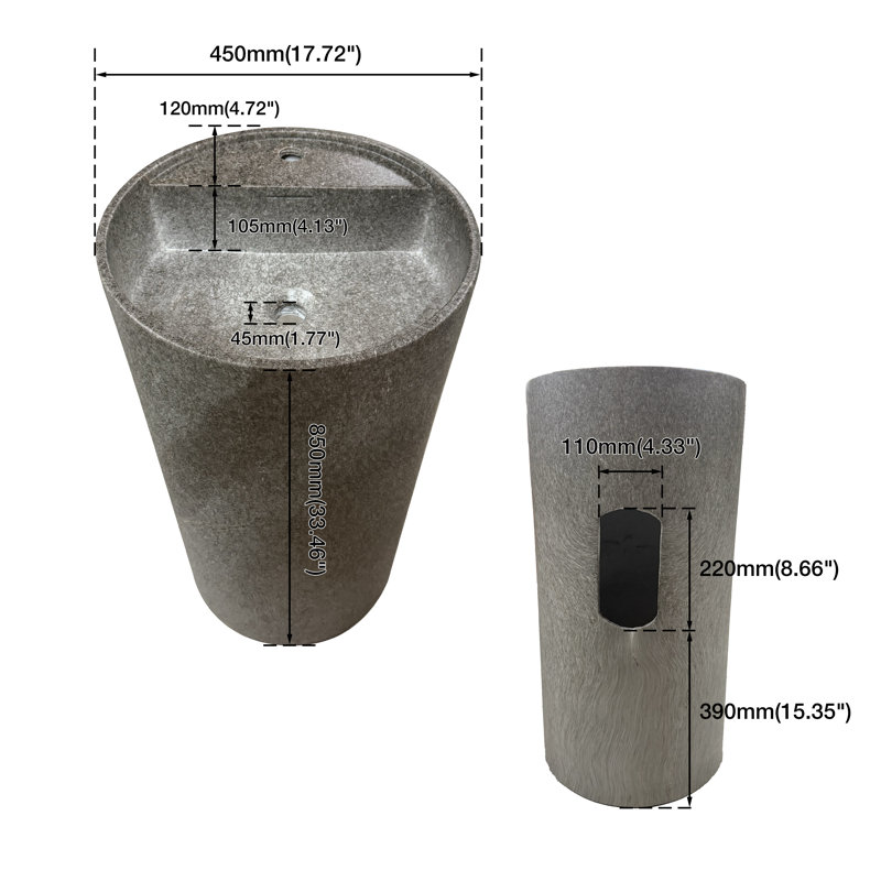 Lavabo de salle de bain 33 po