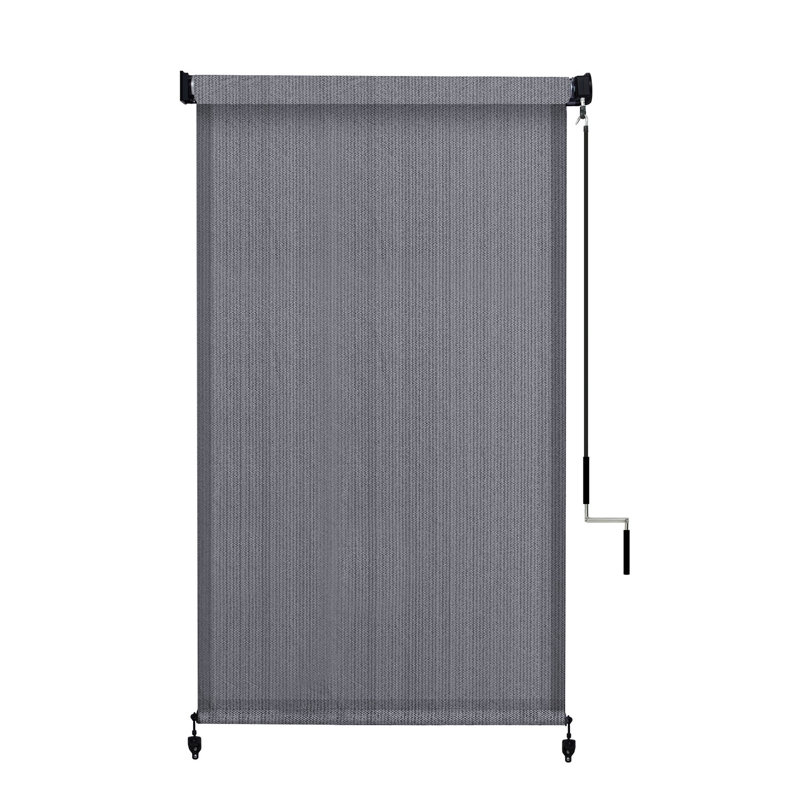 Rideau roulant filtrant la lumière, L 48 po x L 72 po, Gris