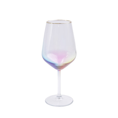 Rainbow Handmade Wine Glass