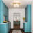 3-Light Mist Glass Square Flush Mount