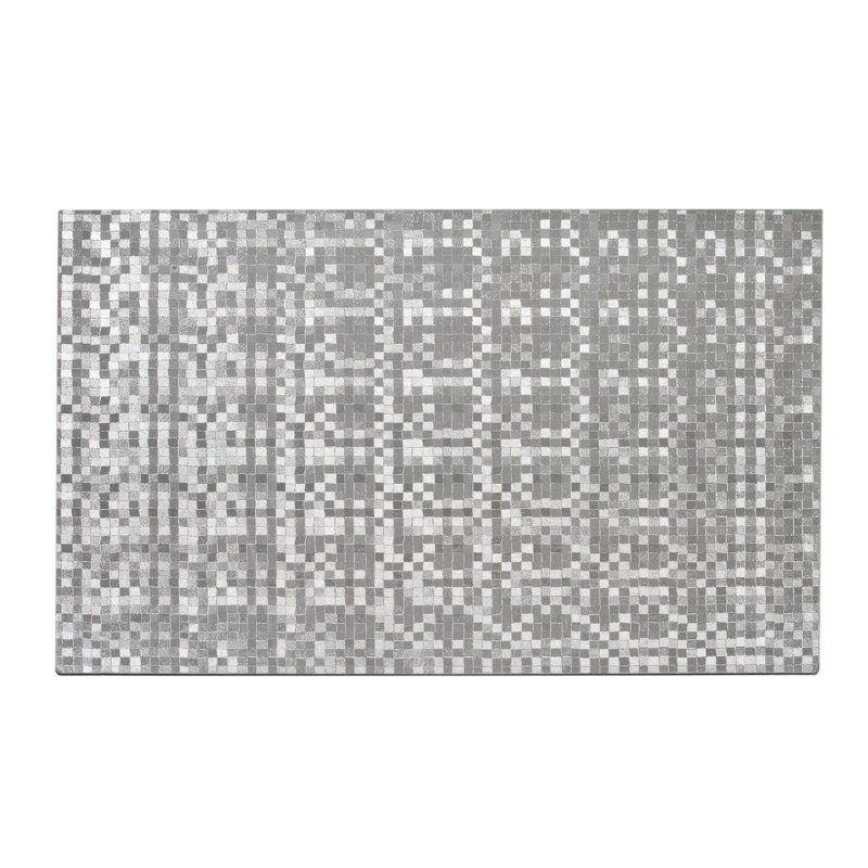 Dots Hard Placemat, Silver