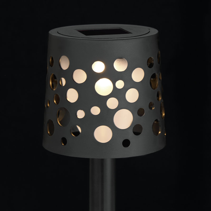 Matte Black Solar Powered Integrated LED Pathway Light Pack