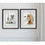 «Raccoon and Baby», ensemble de 2 reproductions encadrées-28871640