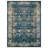 Crayton Machine Made Heatset Polypropylene Area Rugs - Rectangle, Blue, Classic Oriental Traditional Design, Medium Pile Machine Made Area Rugs-30779380