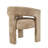 Darlington Modern Three-Leg Upholstered Accent Dining Armchair with Corduroy Fabric - Sand-893342305
