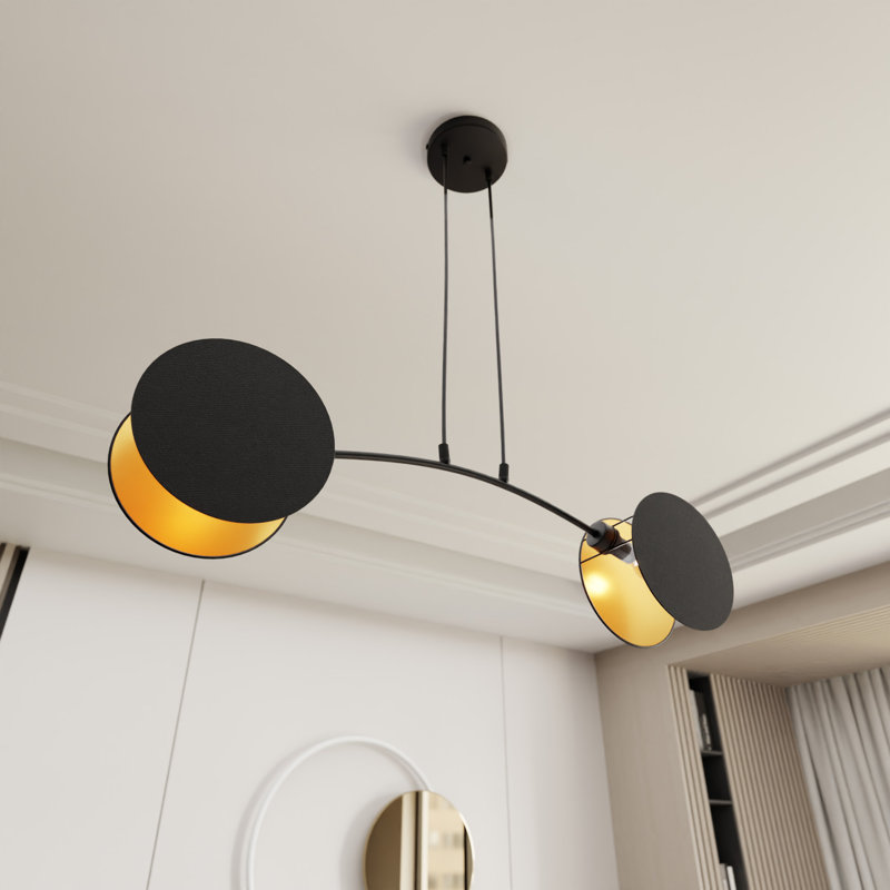 Baggio 2 - Light Pendant, Black/Gold
