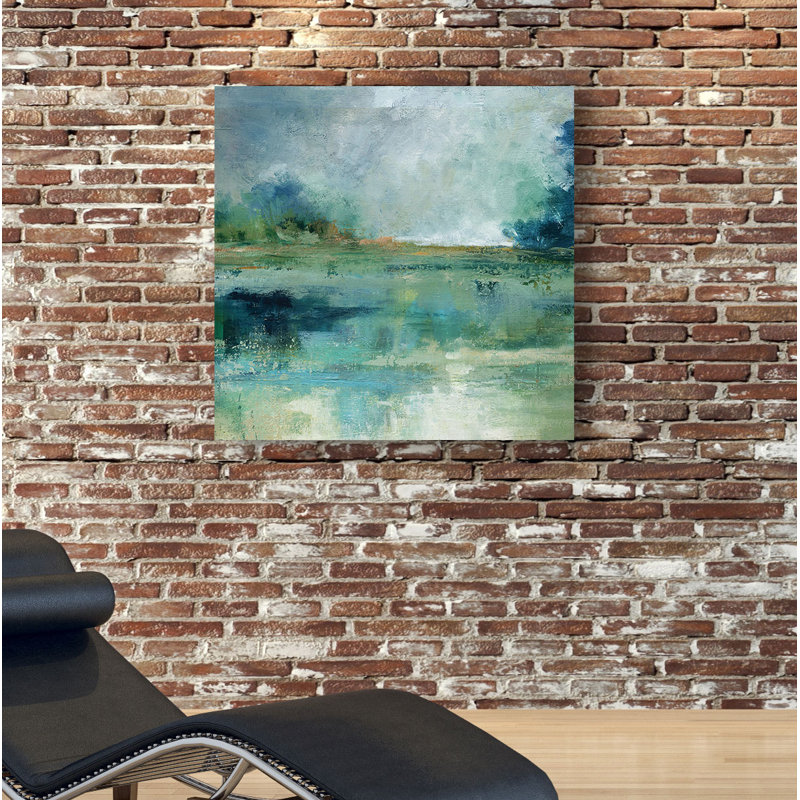 " Emerald Isle ", 24" H x 24" W x 1.5" D