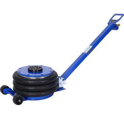 5T Triple Bag Air Jack ,Pneumatic Jack 3 Bag ,Lifting 16In Capacity 5T 11000Lbs,Easy-Collapsing Terrain,Blue Color