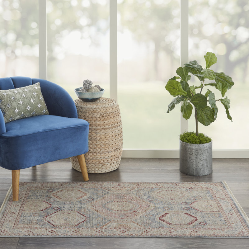Tapis bleu Annalisa, Rectangle 3 pi x 5 pi