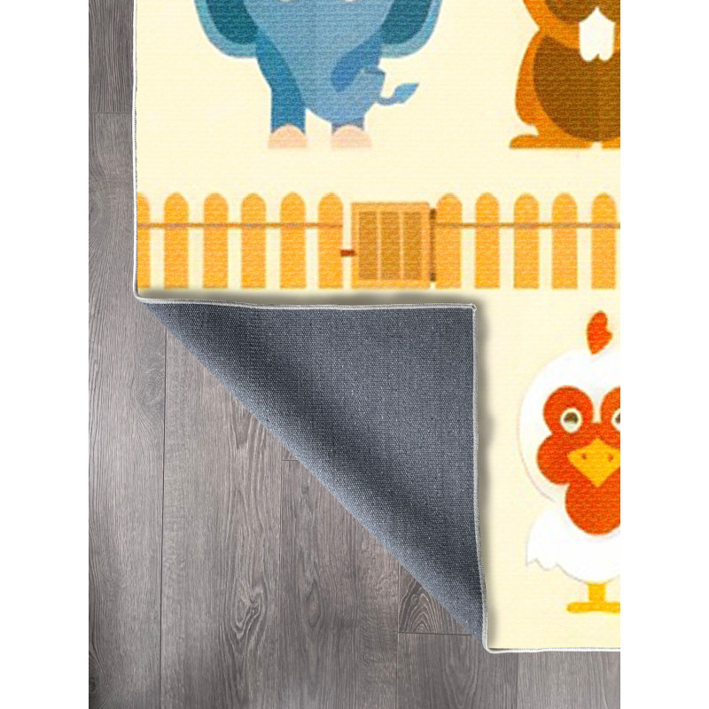 Tapis en coton Christa, Carré 5 pi 3 po