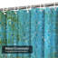 «Grunge Blue Circles», art moderne antique abstrait et contemporain avec 12 crochets-840442396