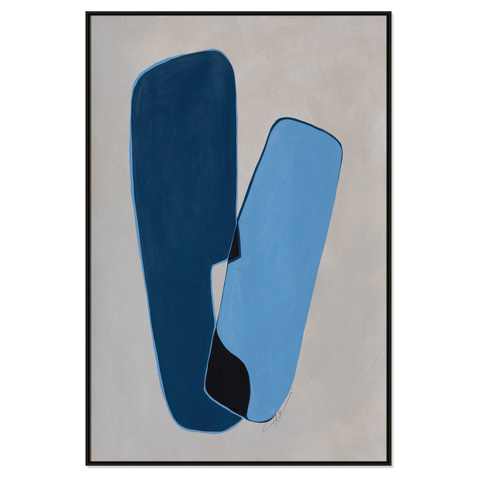 In Unity Collection "In Unity II" Print, Espresso Framed, 61.5" H x 41.5" W x 2" D