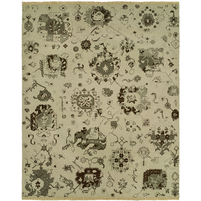 Tapis de l’aire ivoire laine Dominique, Rectangle 3 pi x 5 pi