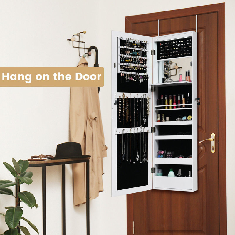Jewelry Armoire, White