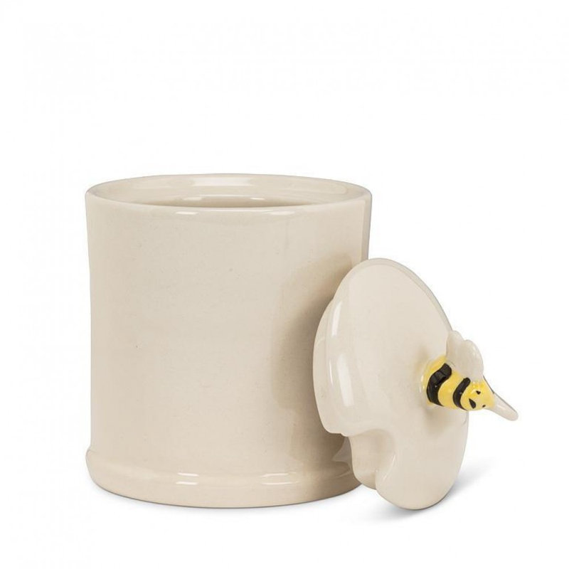 Covered With Bee Knob Jam Jar