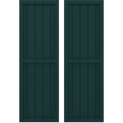 Deux volets à panneaux égaux Americano (par paire)