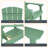 Bernhardine HIPS Adirondack Chair Weather Resistant-226275937