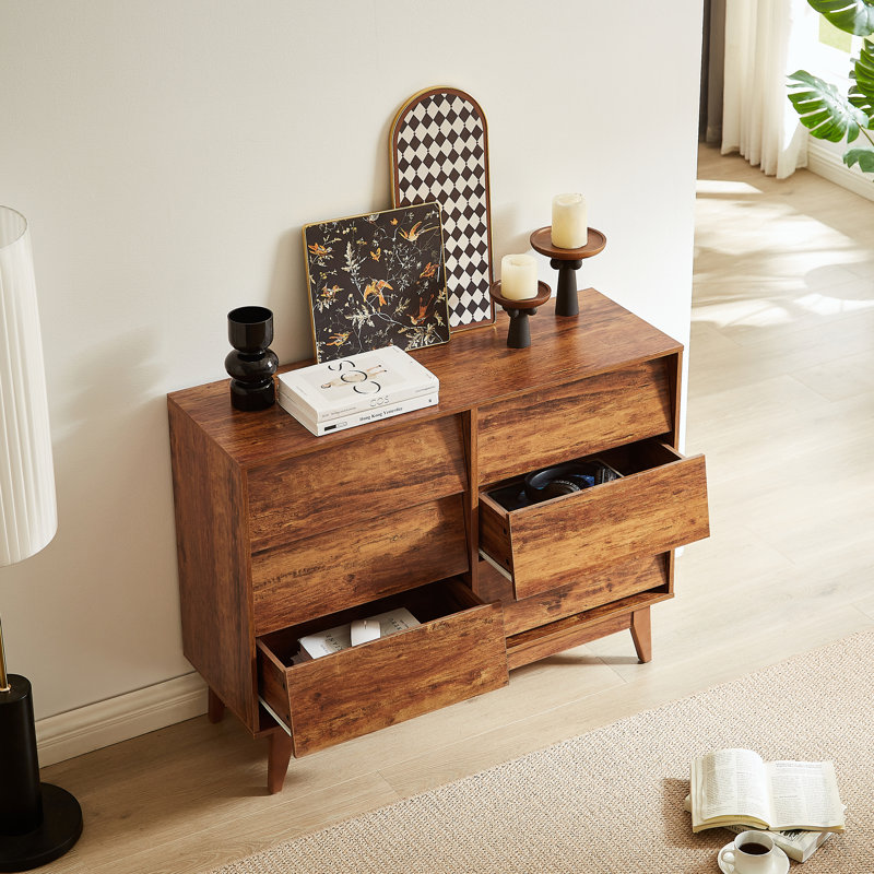 Siefert Accent Dresser, Brown, 30'' H x 39.38'' W x 13.4'' D