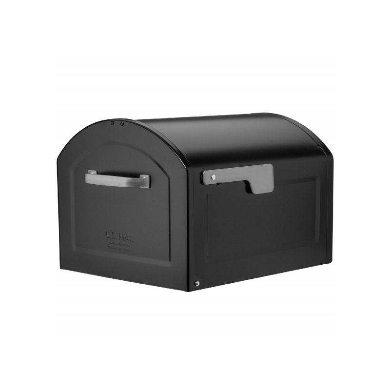 Boîte aux lettres contemporaine en métal Centennial, XL, noire
