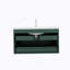 Meuble-lavabo 36 po avec lavabo, meuble-lavabo mural moderne avec 2 tiroirs (sans armoire latérale), lavabo en céramique blanc sans robinet, vert-1720629751
