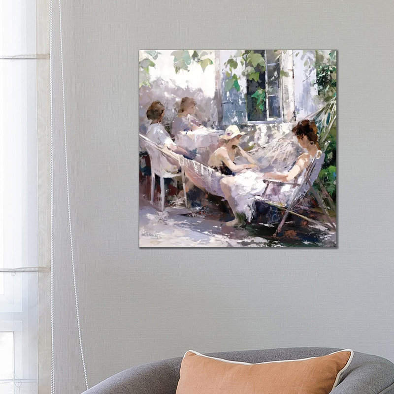 Tell Me A Story by Willem Haenraets - Wrapped Canvas Print, 66.04 cm H x 66.04 cm W x 1.91 cm D