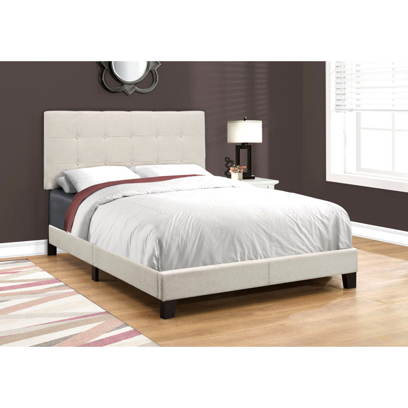 Lit, chambre à coucher, revêtement, Beige, Lit double