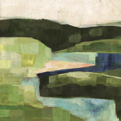 Pastoral Patchwork II by Victoria Borges - Wrapped Canvas Painting