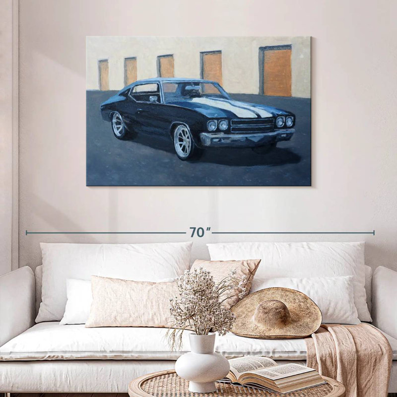 Mehar Classic Muscle Car, 30" H x 45" W
