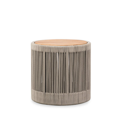Layton 17" Acacia Patio Side Table