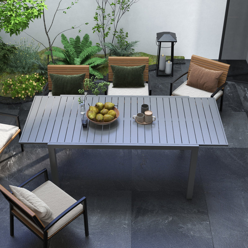 Outsunny Expandable Patio Table （Only Include Table)