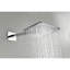 Système de douche avec pomme de douche, douche à main, barre coulissante, bras de douche, tuyau, garniture de valve et poignées à levier