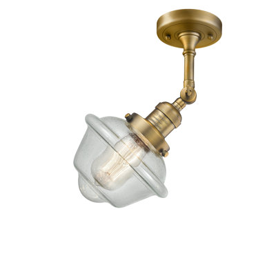 Baptiste Glass Semi Flush Mount