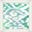 Aqua Ikat 4 Print