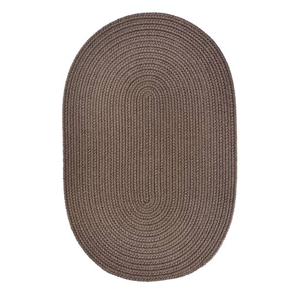 August Grove® Smyth Hand Braided Wool Solid Color Rug & Reviews | Wayfair