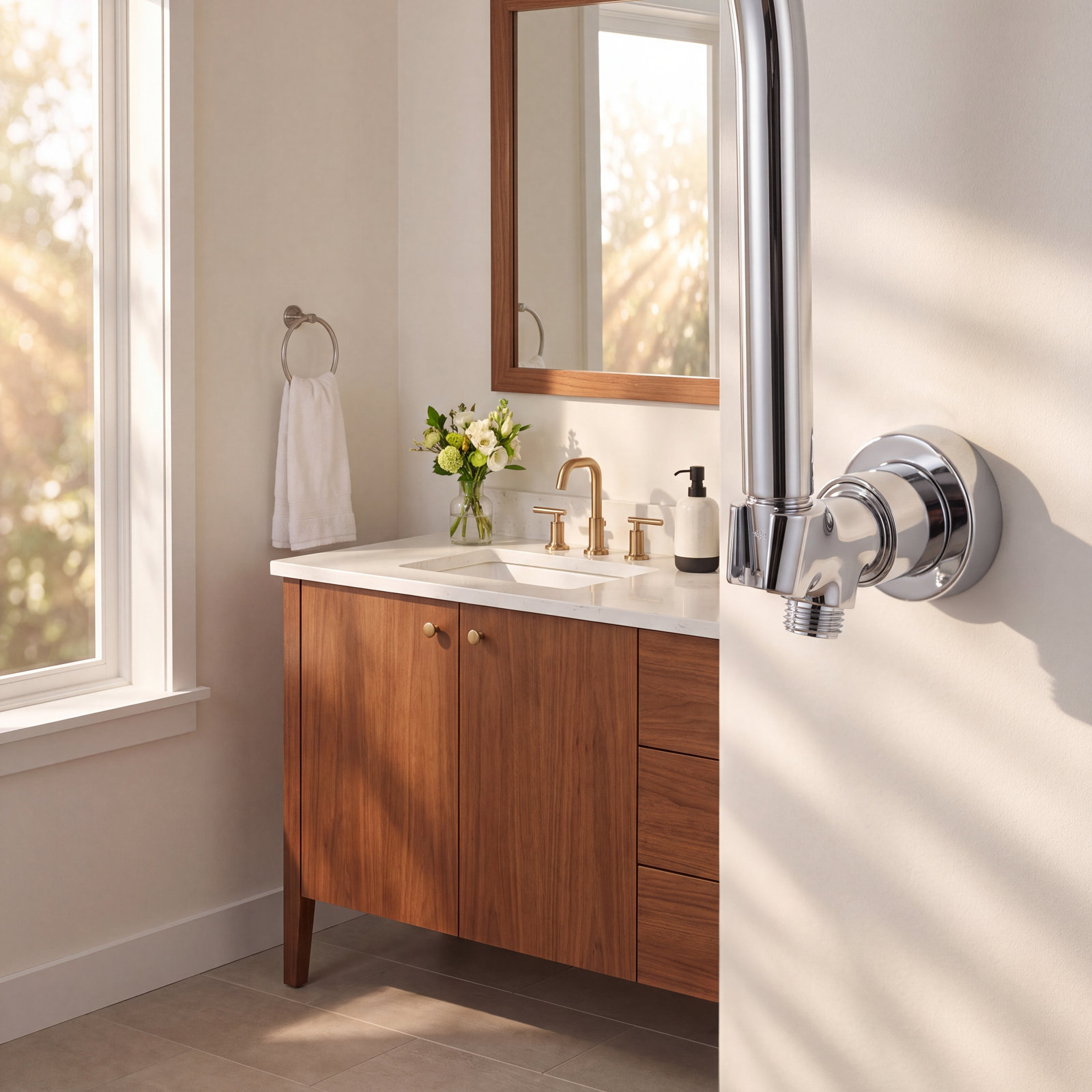 Awaken Handshower Cradle, Polished Chrome