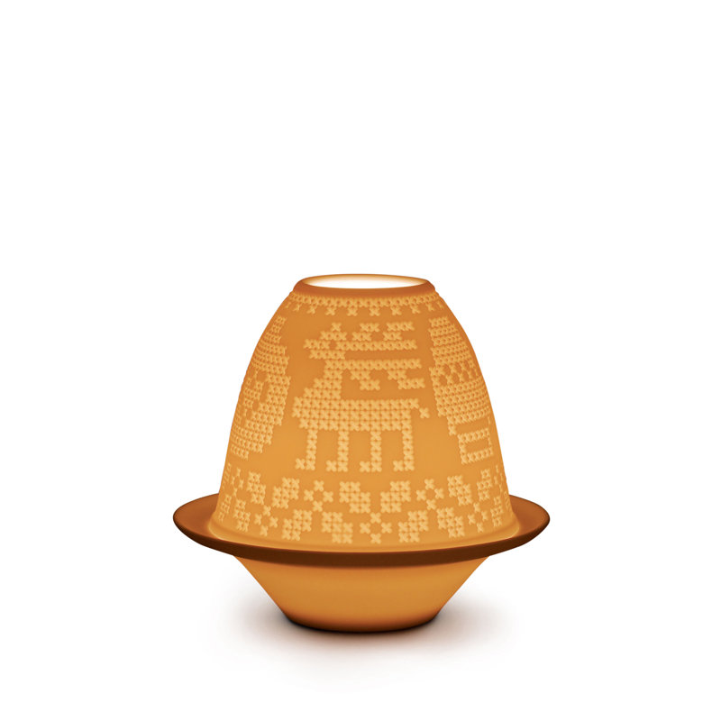 Cross-Stitch Lithophane 3.54" Novelty Light