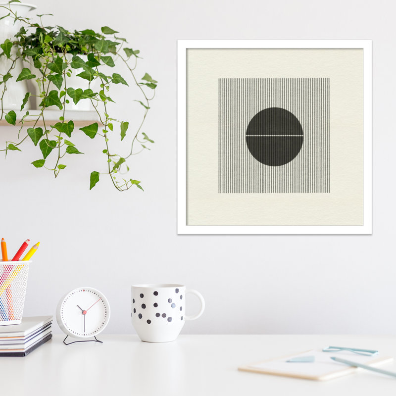 Paper Object No 5 by The Miuus Studio, 17" H x 17" W x 1" D, Black