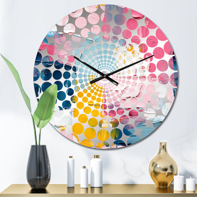 Domenic - Horloge murale abstraite