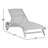 Alexandrine Balau Wood Patio Reclining Chaise Lounge