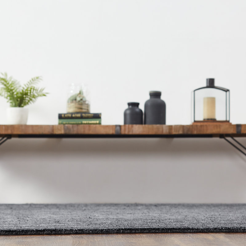 Dona Area Rug in Dark Gray, Runner 2'6" x 10'
