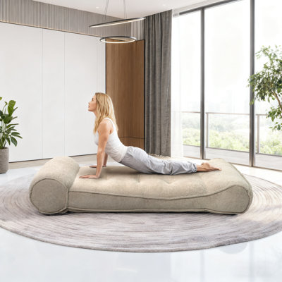 Indoor Reclining Chaise Lounge With Adjustable Backrest Recliner