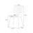 White Solid back side Chair(Set of 2)