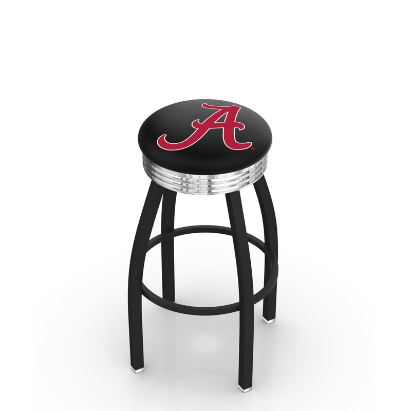 Tabouret de bar Logo Series, Tabouret de comptoir (siège d'une hauteur de 25 p, Chrome soudé solide