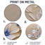 Beige pétunias floraux - art mural éclectique moderne, art mural imprimé bleu-707333001