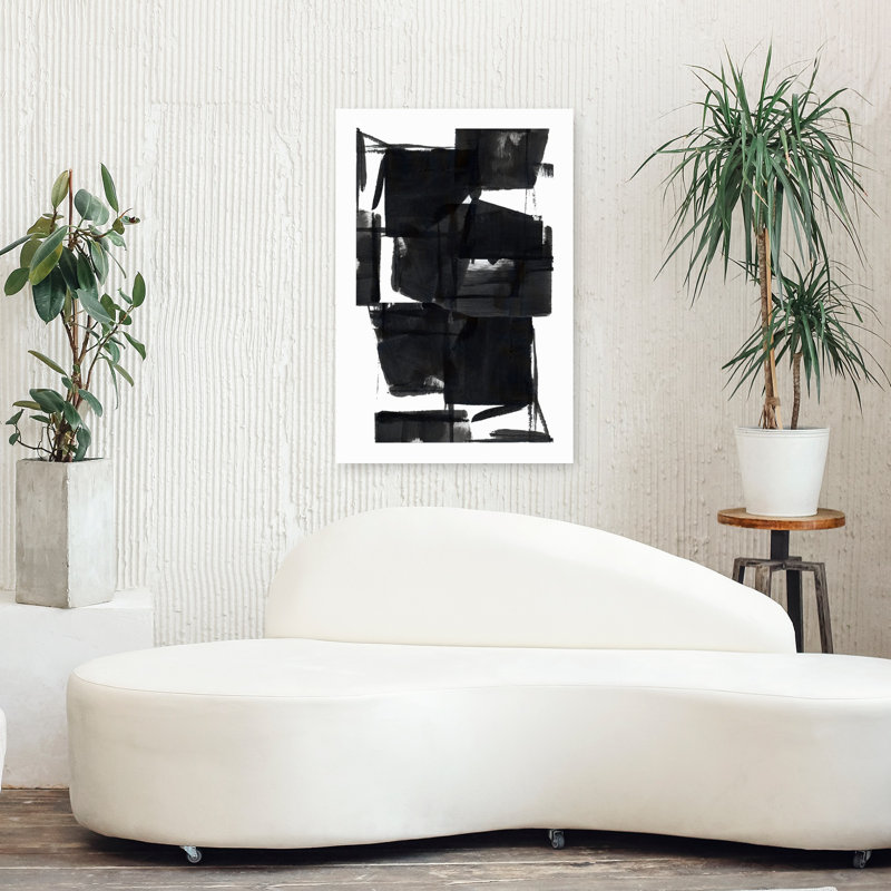 Art contemporain contemporain abstrait géométrique, H 36 po x l 24 po